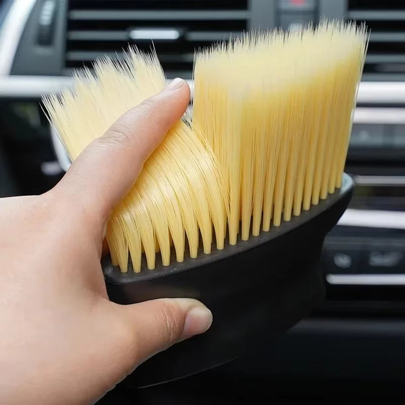 1 Pcsdust Removal Brush Air Conditioning Outlet Car Wash Dust Collector Large Brush with Good Elasticity Cleaning Accessories