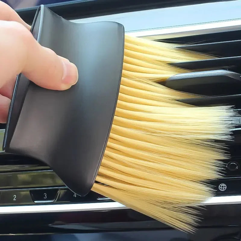 1 Pcsdust Removal Brush Air Conditioning Outlet Car Wash Dust Collector Large Brush with Good Elasticity Cleaning Accessories