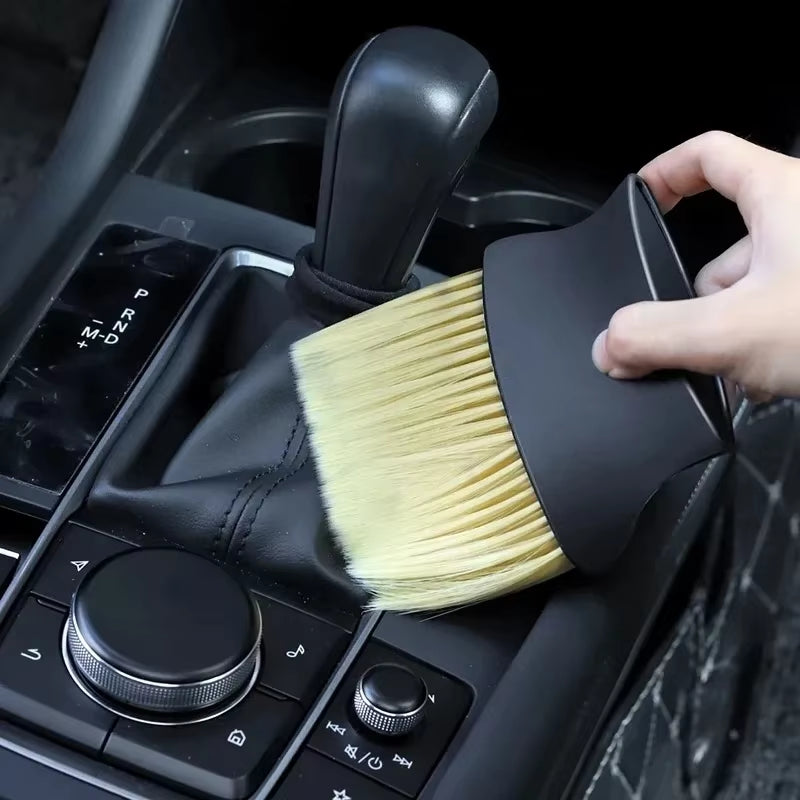 1 Pcsdust Removal Brush Air Conditioning Outlet Car Wash Dust Collector Large Brush with Good Elasticity Cleaning Accessories
