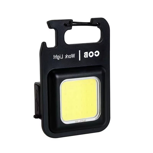 Mini LED Flashlight Keychain Light Multifunctional Portable COB Camping Flashlights USB Charging Work Lights Fishing Lanterna