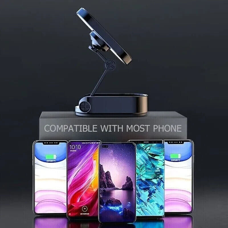 Magnetic Phone Holder for Car, Dashboard Car Phone Holder Mount Magnetic Stainless Steel Car Phone Holder - Dashboard Mount, Water-Resistant, Rotatable